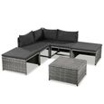Salon de jardin canape d angle