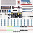 37 valeurs 480 pièces Kit Amusant de Composants électroniques avec Module d'alimentation, potentiomètre de précision,Arduino.-0