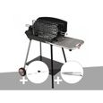 Barbecue vertical SOMAGIC - Raymond - Charbon - 10 personnes - Sur chariot-0