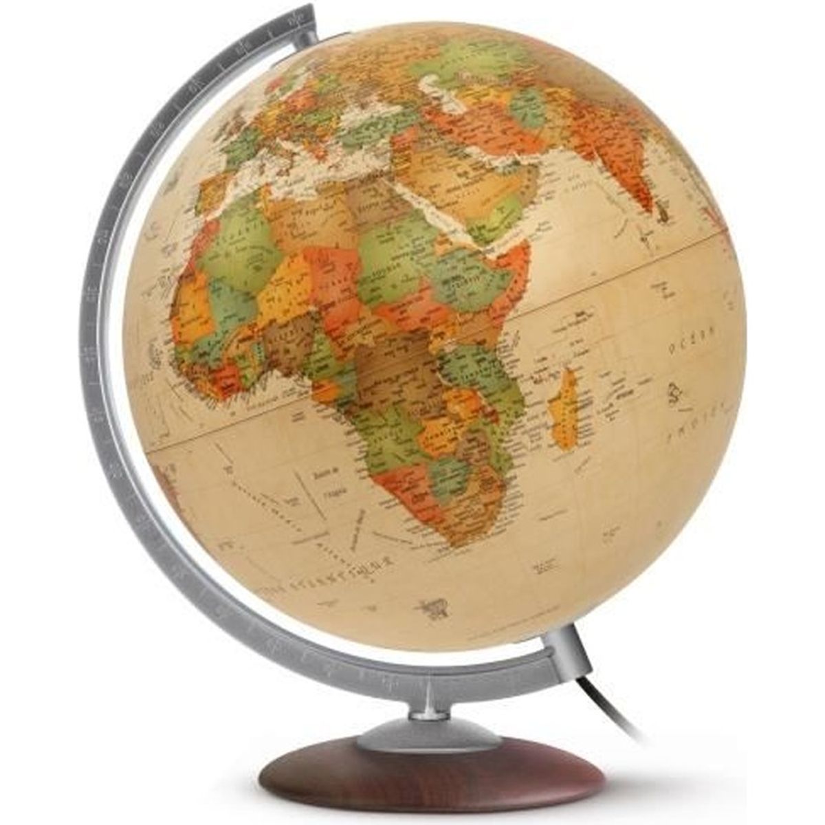 Globe terrestre interactif Globen politique, rétro-éclairé, 320mm, avec des  verres DE VR (int13200312) Globe globe avec éclairage globe géographie bar globe  globe gros lévitation globe interactif - AliExpress