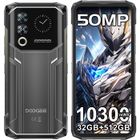 DOOGEE Blade 20 Ultra Telephone Portable Incassable 5G 32Go+512Go,smartphone Android 14,10300mAh,Téléphone de Chantier GPS-Argent