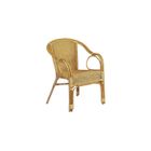 Fauteuil en moelle de rotin - Aubry Gaspard - Classique - Marron - Plastique - Résine