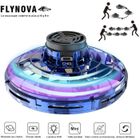 WILTEC Mini Drone Flynova - Rotation à 360° Et RVB LED - USB rechargeables - Cadeau De Noël - Bleu