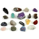 IAMS CHIEN Collectionnables - And Educational Collection 18 With 32 Page Geology Book (all The Stones You Receive Will Be In Book). B