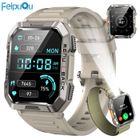 FEIPUQU Montre Connectée Sport Homme 2.01"Grand écran HD avec Appel Bluetooth 900mAh Batterie Smartwatch Boussole Cardiofréquence Sommeil