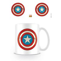 Mug Blanc Shield Captain America Pause Canap