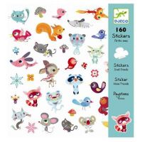 Stickers - DJECO - Petits amis - 160 stickers à l'effigie des animaux de petite taille