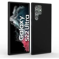 Coque Silicone TPU Noir Pour Samsung Galaxy S22 Ultra 5G Little Boutik®
