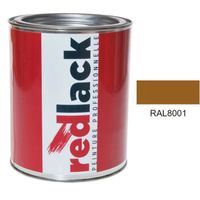 Redlack Peinture RAL 8001 Brillant multisupport 1L