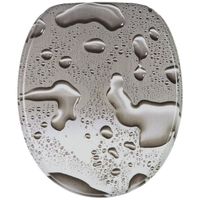 Abattant WC frein de chute soft close Dewdrop - SANILO - Bois - Finition de haute qualité - Résistant