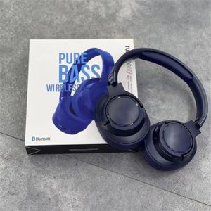 CASQUE - ÉCOUTEURS T700BT Bleu-TUNE-Écouteurs sans fil Pure Bass avec