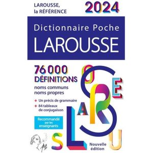 DICTIONNAIRES Dictionnaire Larousse de poche 2024