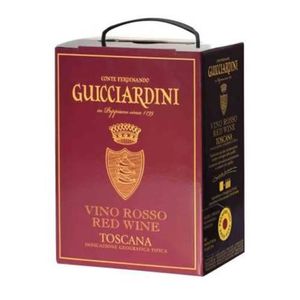 VIN ROUGE Vino Rosso Toscano Bag In Box Guicciardini 1 x 10 