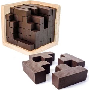 PUZZLE Puzzle 3D en Bois par . Puzzle en Forme de T. Joue