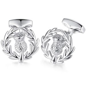 HONEY BEAR Boutons de Manchette Pinces /à Cravate Set Acier Inoxydable pour Le Cadeau Affaires de Mariage de Chemise Hommes Argent Noir