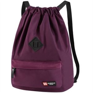 Homyl Sac /à Dos Cordon Sac de Gym en Polyester Grande Capacit/é L/éger Pliable