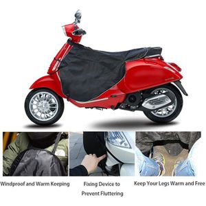Beatie Tablier Couvre Jambes pour Scooter Moto Épaissi Chaud Protection Couvre Coupe-Vent Étanche Couverture Jambes