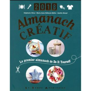 LIVRE LOISIRS CRÉATIFS Livre - almanach créatif (édition 2018)