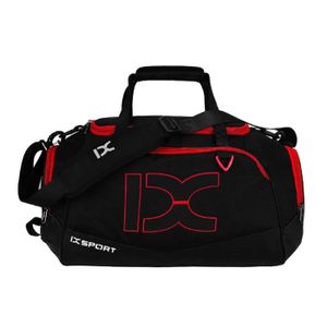 Sac De Sport Grande Capacité Léger Et Résistant - Compartiment à Chaussures Inclus - Noir - Idéal Pour Voyage, Gym, Football, Camping