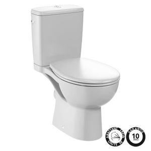 WC - TOILETTES WC à poser sans bride JACOB DELAFON Gaspard + gel WC | Economie d'eau