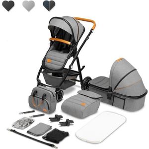 POUSSETTE  LIONELO Amber - Poussette bébé 2en1 - Jusqu'à 22Kg