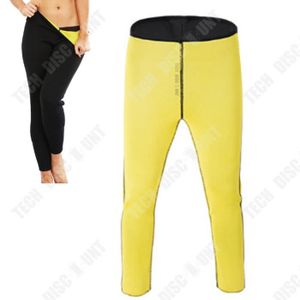 PANTALON DE SPORT TD® Pantalon de forme de sueur chaude sport pantalon de fitness anti-transpiration yoga cloisonnée vêtements de course XXXL