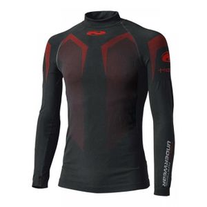 MAILLOT MOTO-CROSS Maillot Held 3D skin warm top - black-red - XL