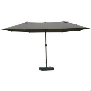 PARASOL Parasol de jardin XXL - OUTSUNNY - 460x270x240cm -