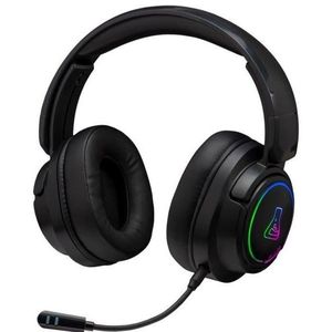 Casque Gamer sans fil - The G-Lab - KORP IRIDIUM - Microphone - RGB - PC/PS4/Xbox One - Noir