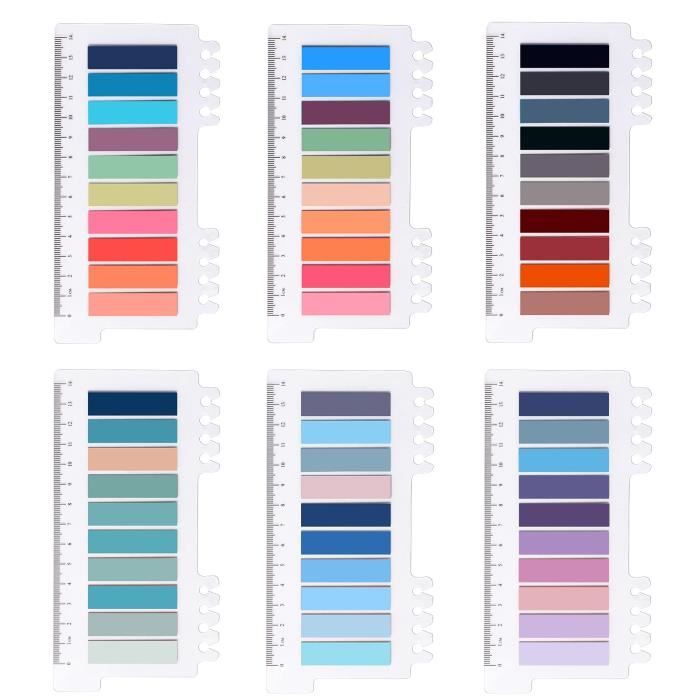 Marque-pages Post-it® standard souples, assortiment de couleurs (vert,  bleu, violet) 3 x 20 / pack - Papeterie Michel