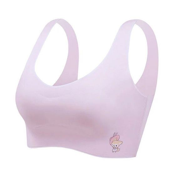 Lot De 2 Soutiens-Gorge D'Entraînement Fille Fruit Of The Loom - Taille 28 (4-5 Ans) NEUF