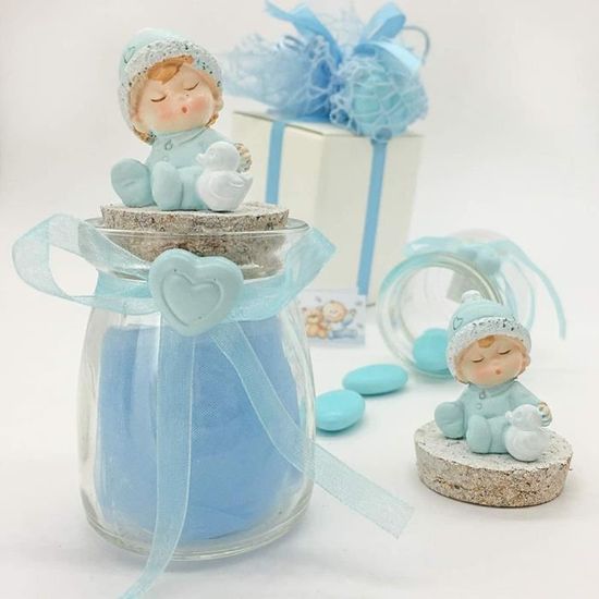 50x Boîte à Dragées Bonbonnière Poussette Rose Fille Bébé Baptême