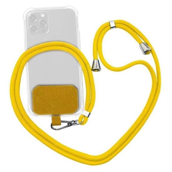 Caslord Cordon Telephone Portable, Avec 2 Patchs Noirs Durables