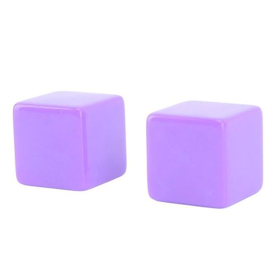 Dés Blancs Jeux Société Personnalisables BESPORTBLE 6 Pièces Dés Blancs Vierges En Mousse Géants Pour Jeux Et DIY Créatifs
