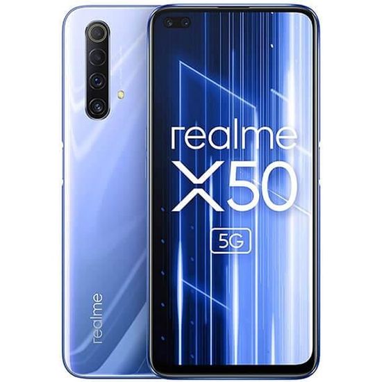 Realme X50 5G 6Gp/128Gp Argent (Ice Silver) Dual SIM RMX2144
