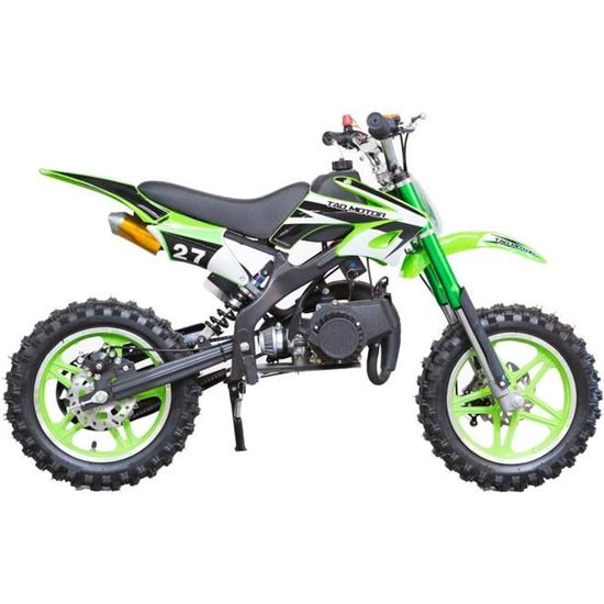 Pocket Cross enfants 50cc Vert  Smallmx - Dirt bike, Pit bike, Quads,  Minimoto