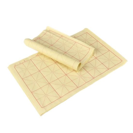 1 paquet de papier de calligraphie chinoise 15 grilles de de pratique Sumi d'art chinois pour Studnets   NAPPE DE TABLE