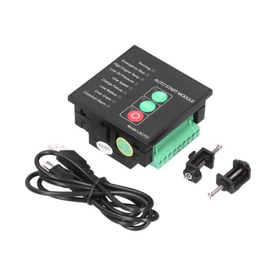 Contrôleur De Groupe Électrogène à Démarrage Automatique - Module De Commande Pour Générateur - Alimentation 12V DC - Affichage LED