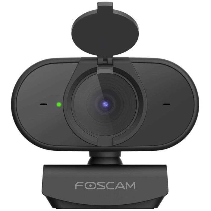 Webcam 1080P Full HD Avec Micro Intégré, Rotation 360°, Plug & Play Pour PC, Mac, Linux - Idéale Visioconférence, Streaming, Jeux, études