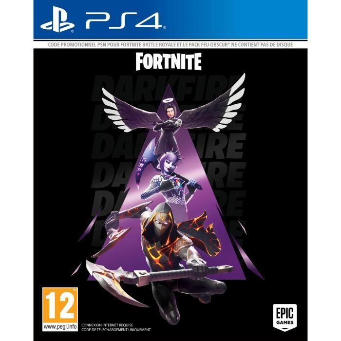 Fortnite Pack Feu Obscur Jeu Ps4 Cdiscount Jeux Video