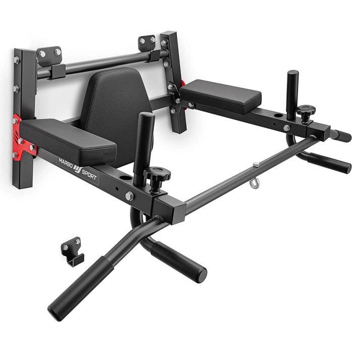 Marbo Sport La Station d'immersion Multifonction-Barre de Traction pour Montage Mural (2 en 1) MH-U205 - Made in EU
