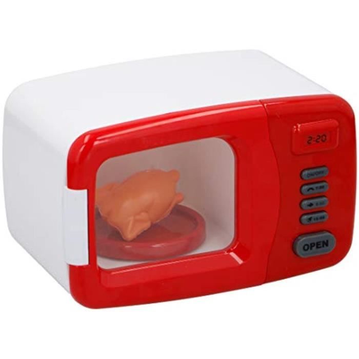 Docteur micro-ondes rouge - blanc 20 cm