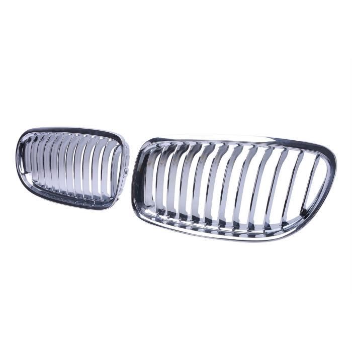 2 GRILLE DE CALANDRE CHROME POUR BMW SERIE 3 E90 E91 LCI UNIQUEMENT APRES 09/2008