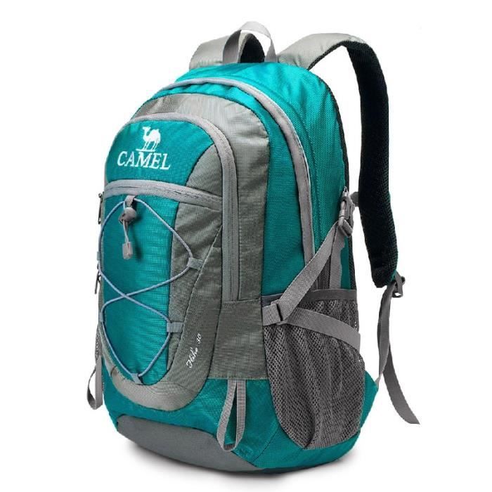 Peacock blue -CAMEL extérieur étanche sac d'alpinisme 30L randonnée Trekking sac à dos pour hommes femmes multifonctionnel sport