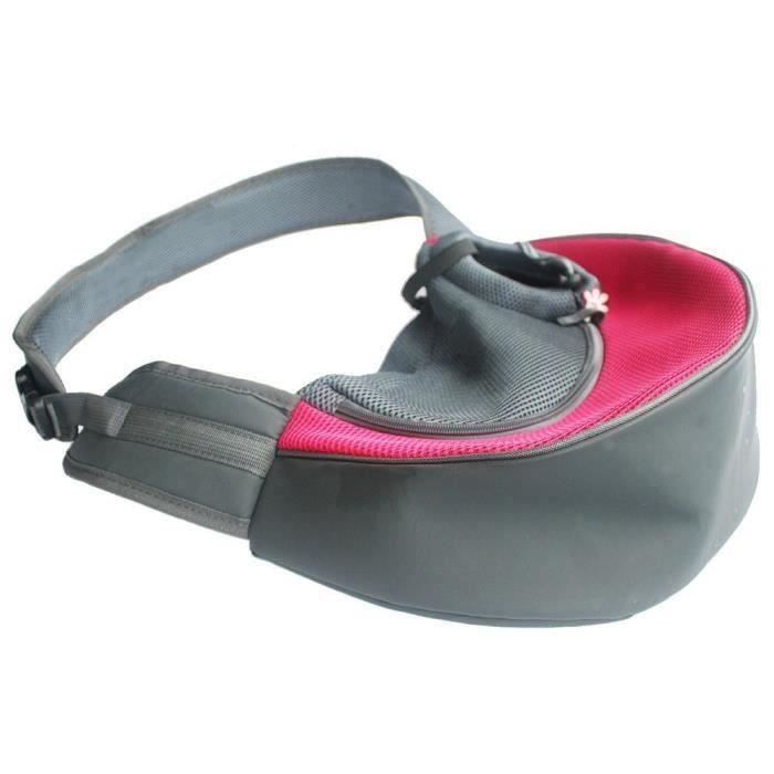 Sac de transport pour chat Sac à dos Chat sac de voyage transporteur pour chien chiot Sac à Bandoulière pour Transporter An Meg74158