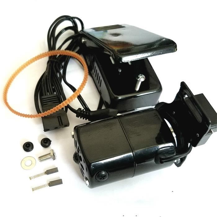 MACHINE A COUDRE,Moteur de Machine à coudre domestique 220V 250W,Moteur 12500rmp 1.0 ampères avec pédale de commande de - 1Set