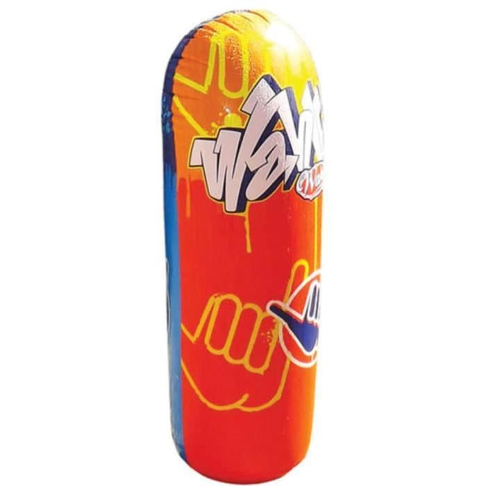 Wahu sac de frappe Bash & Splash junior orange/bleu 120 cm