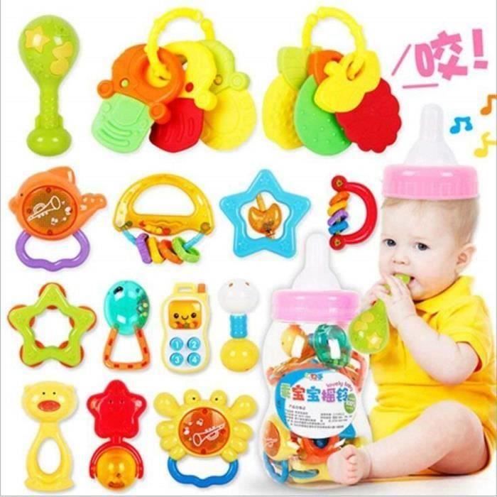 BK 20PCS-Lot Mignon Hochet Bébé en Plastique Jeu éducatif pour Bébé SWAREY