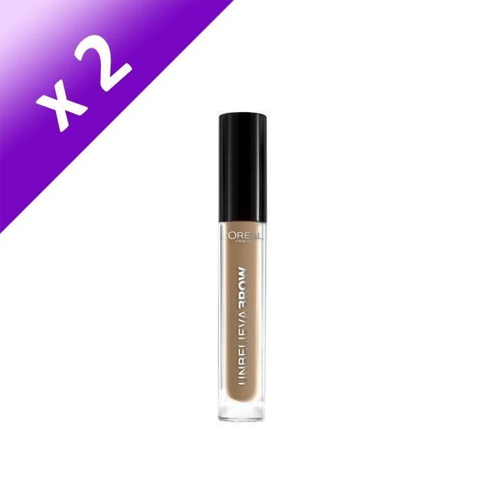 Lot De 2 - L'OREAL PARIS Gel à sourcils Unbelievabrow - 102 Cool Blonde