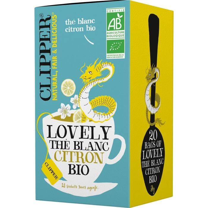 Clipper Thé Blanc Citron 34g